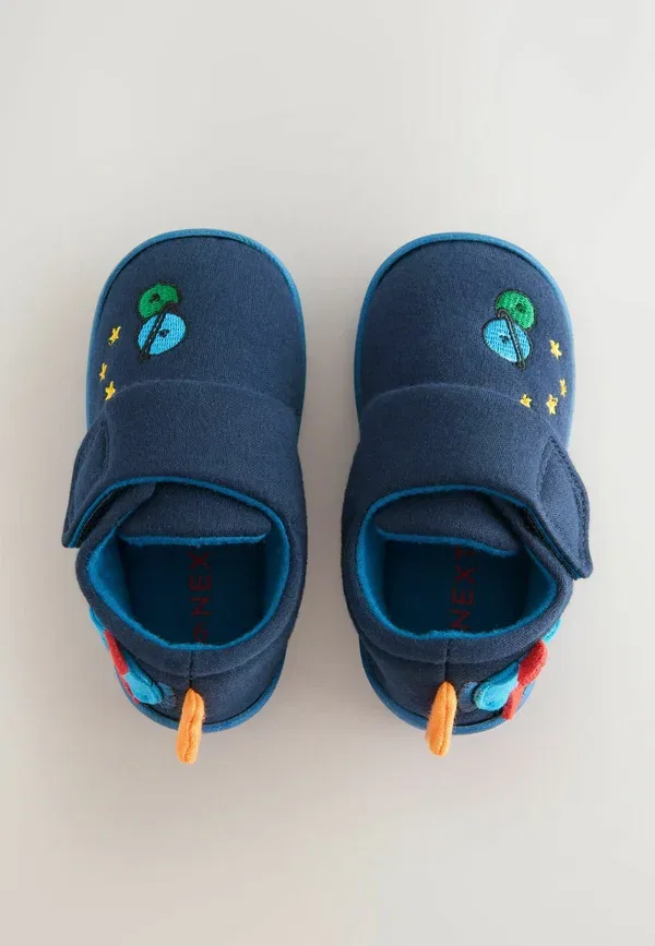 Тапочки Regular fit warm lined cupsole slippers Next, темно-синий ракета — фото 3