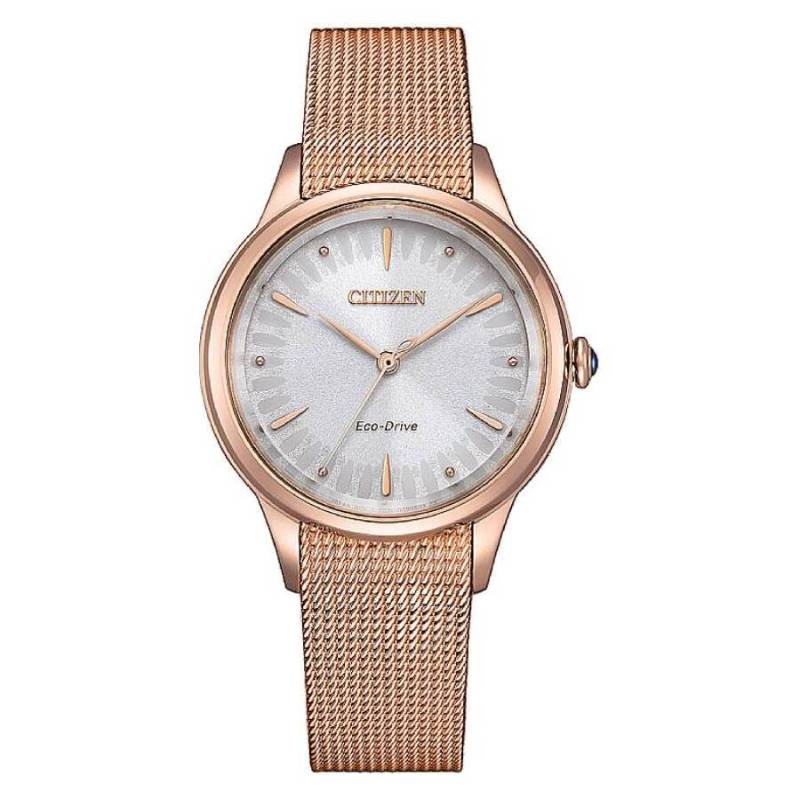 

CITIZEN Часы l series light powered quartz на стальном ремешке, женские, серебристый циферблат