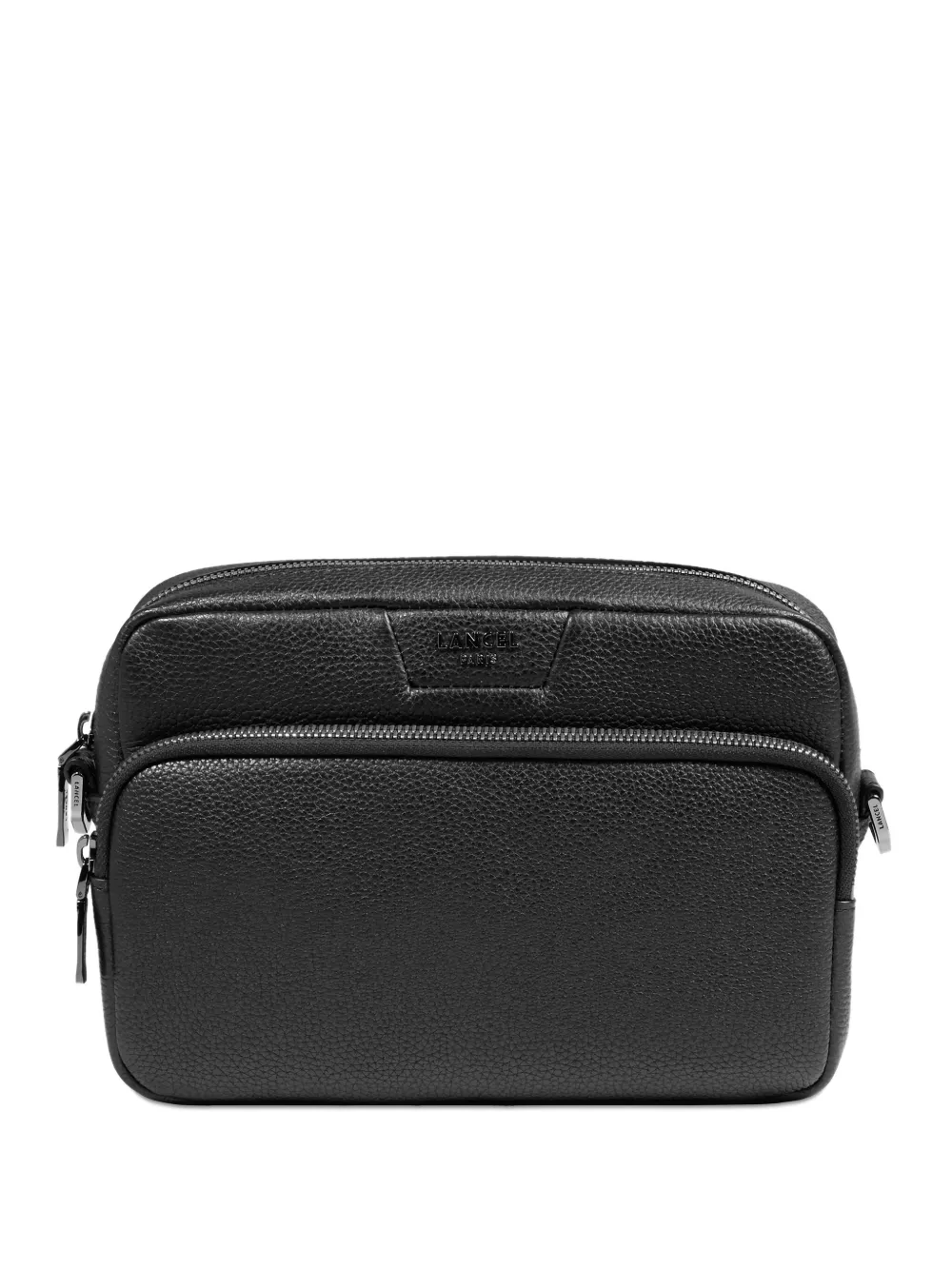 

Кожаный клатч с двойной молнией Lancel, черный