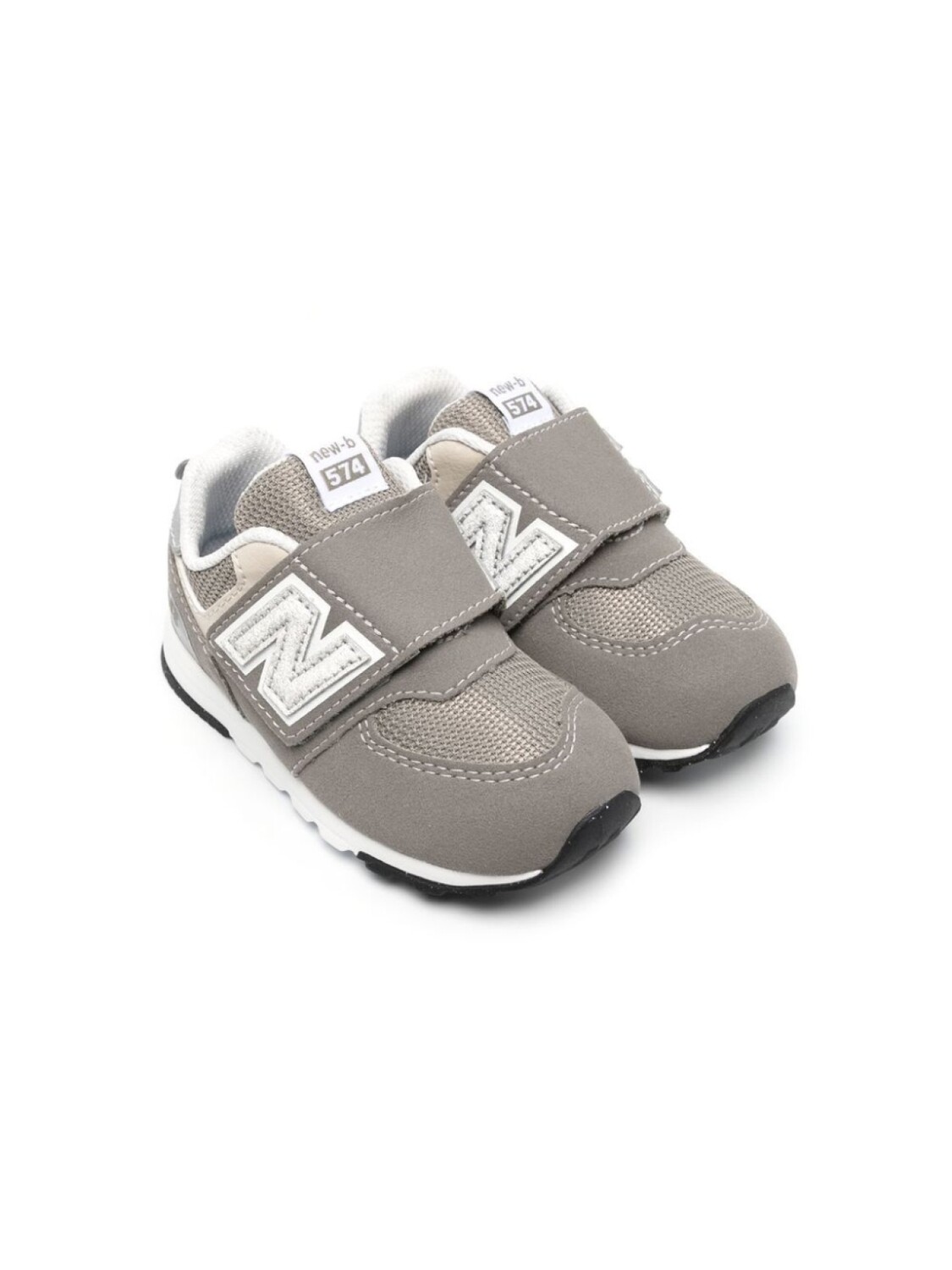 

New Balance Kids кроссовки 574 на липучках, серый