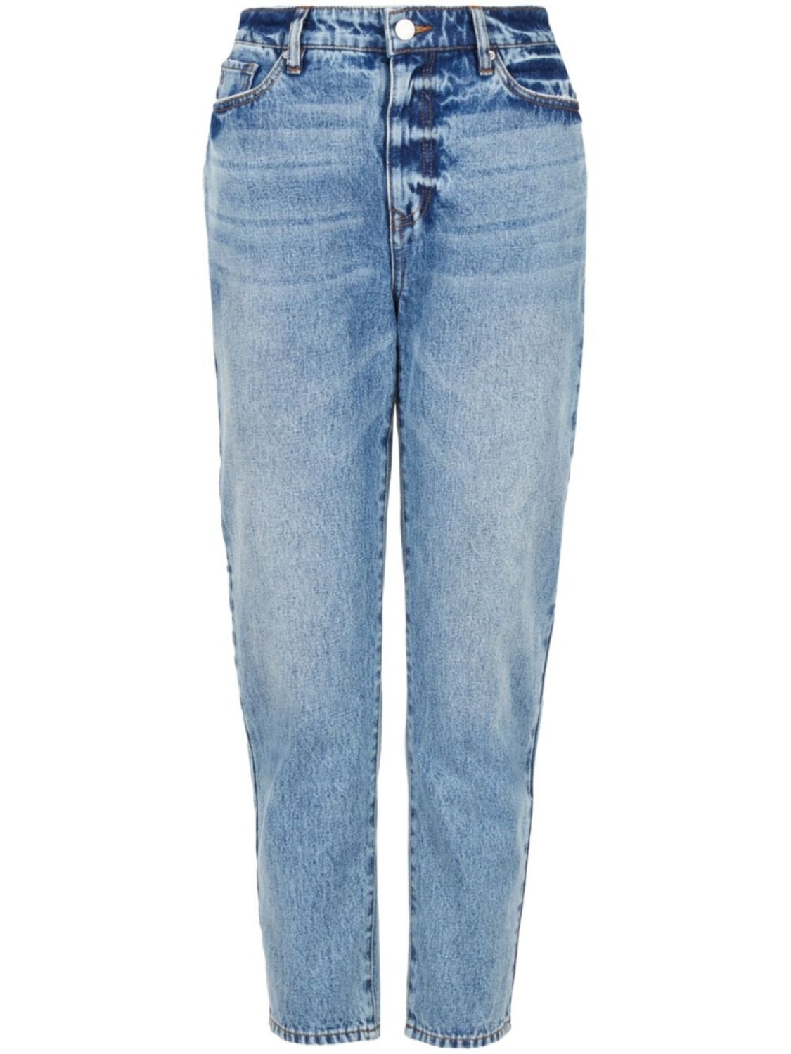 

Зауженные джинсы с логотипом Armani Exchange, синий