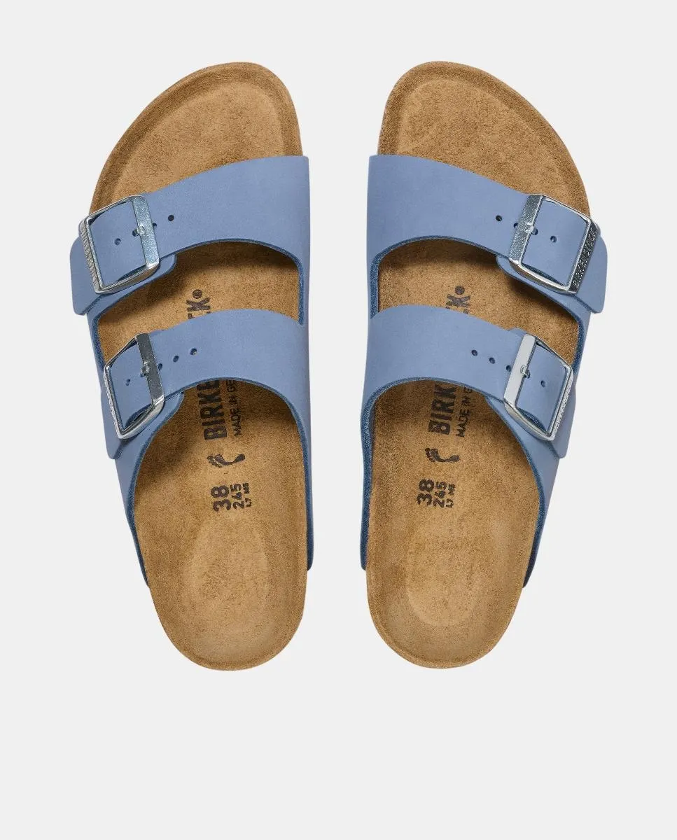 Женские сандалии из нубука Birkenstock, синий — фото 3