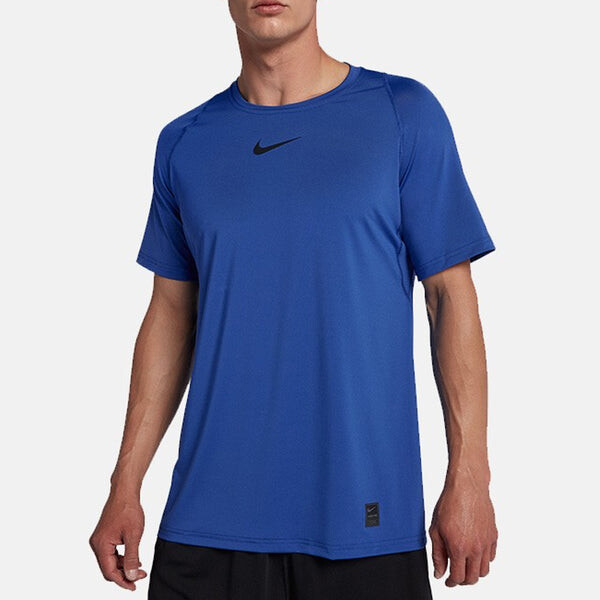 Футболка Nike Pro Breathable Quick Dry Sports Running Training Gym Clothes Blue, синий — фото 3