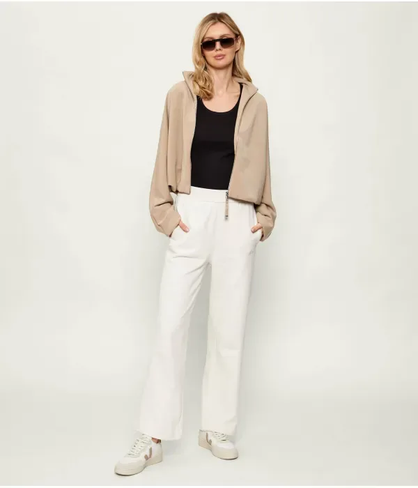Куртка Эбейя cropped fit Boss, бежевый — фото 2