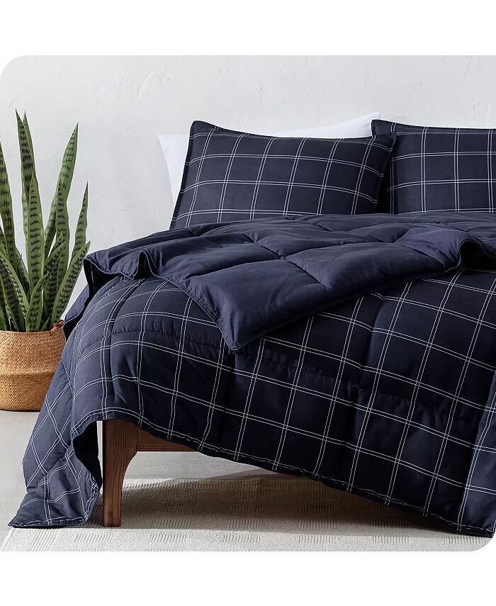 

Комплект пухового альтернативного одеяла Twin/Twin XL Bare Home, синий