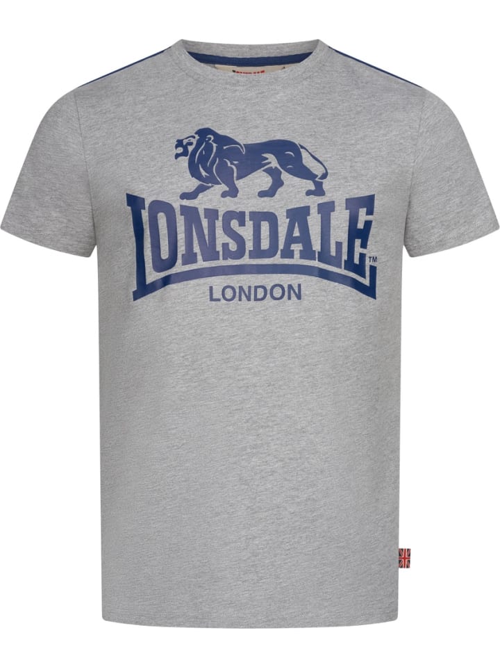 

Футболка Henconner Herren T-Shirt normale Passform Lonsdale, серый
