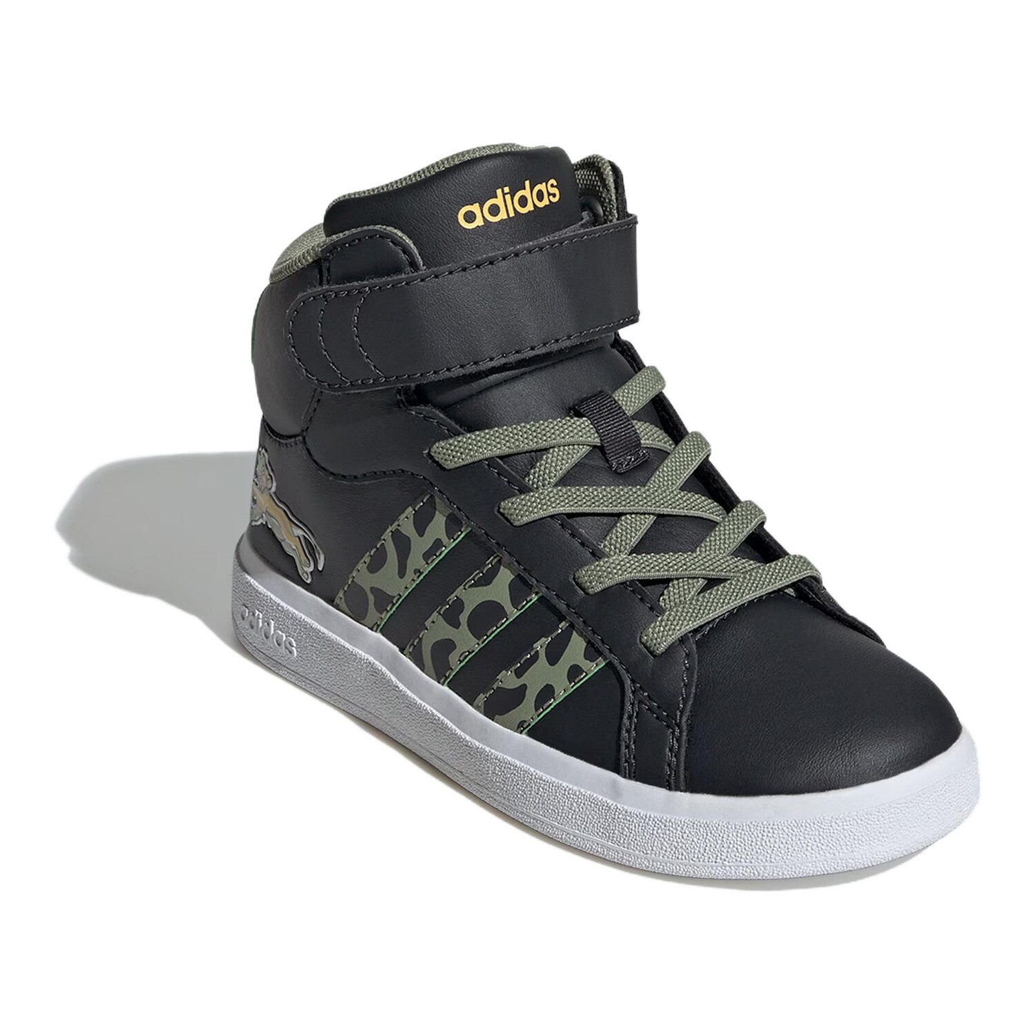 Кроссовки для скейтбординга Disney Lion King Kids, средние, черные/зеленые Adidas, черный/зеленый — фото 3