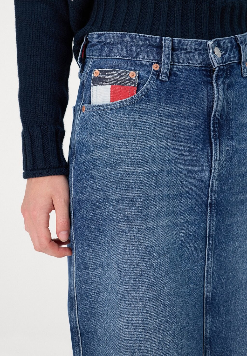 

Юбка-карандаш CLAIRE SKIRT Tommy Hilfiger, синие джинсы