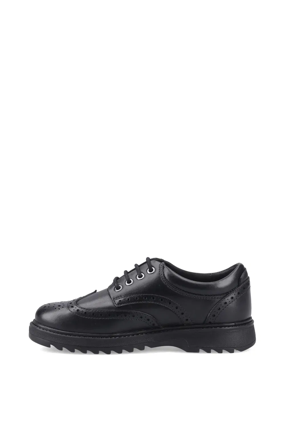 Туфли школьные Romeo Brogue Hush Puppies, черный — фото 4
