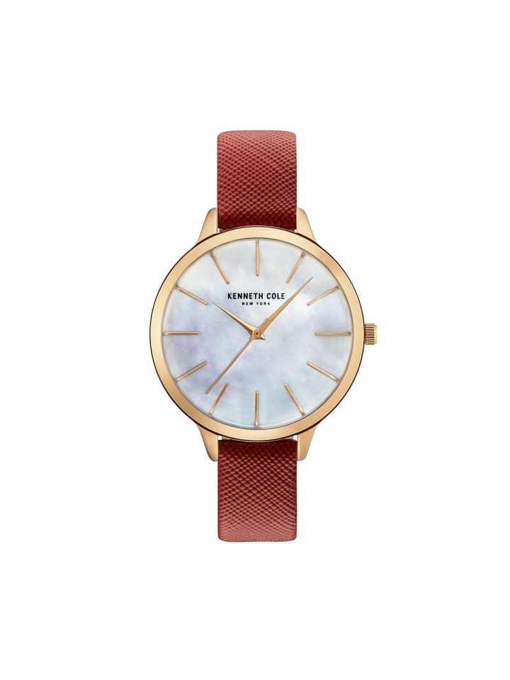 

Kenneth Cole Кварцевые часы KC15056004 в корпусе из розового золота