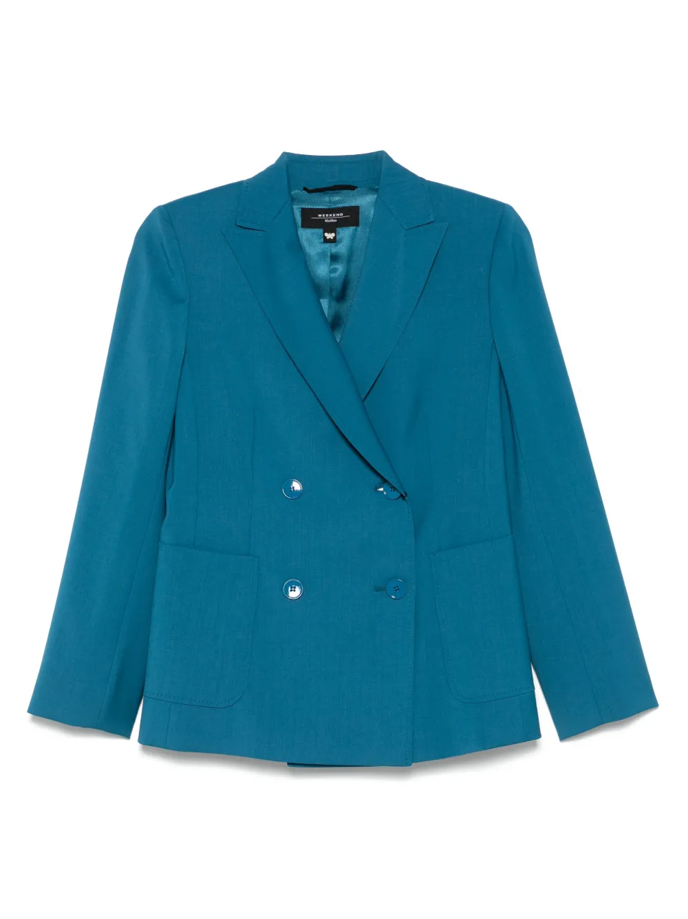 

Шерстяной пиджак Weekend Max Mara, синий