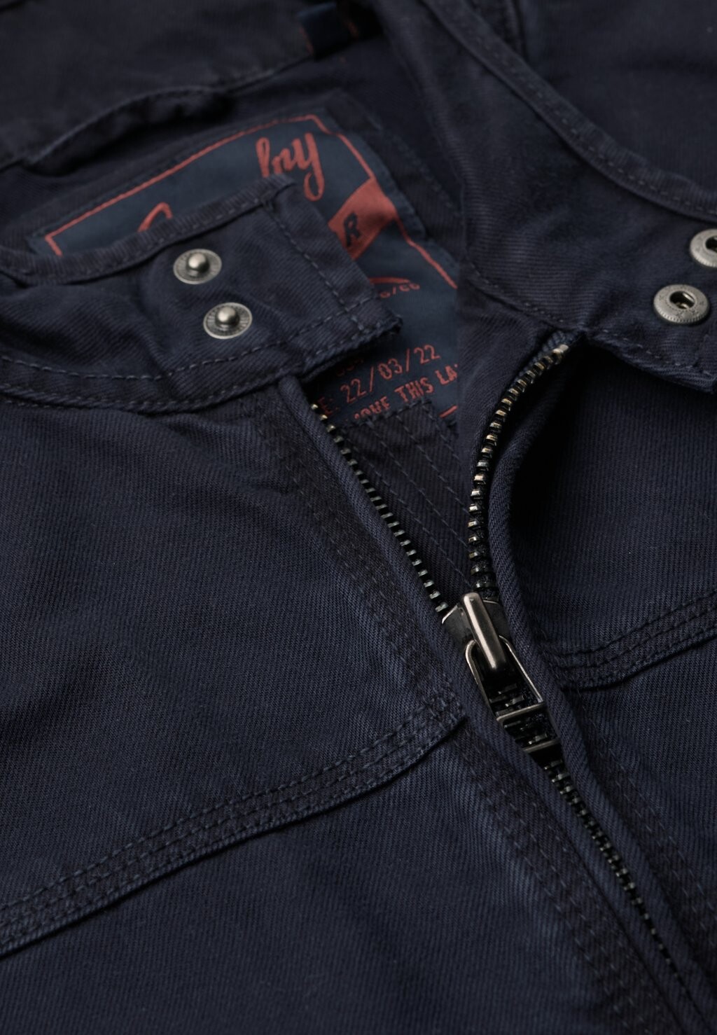 

Летняя куртка HARRINGTON Superdry, синий