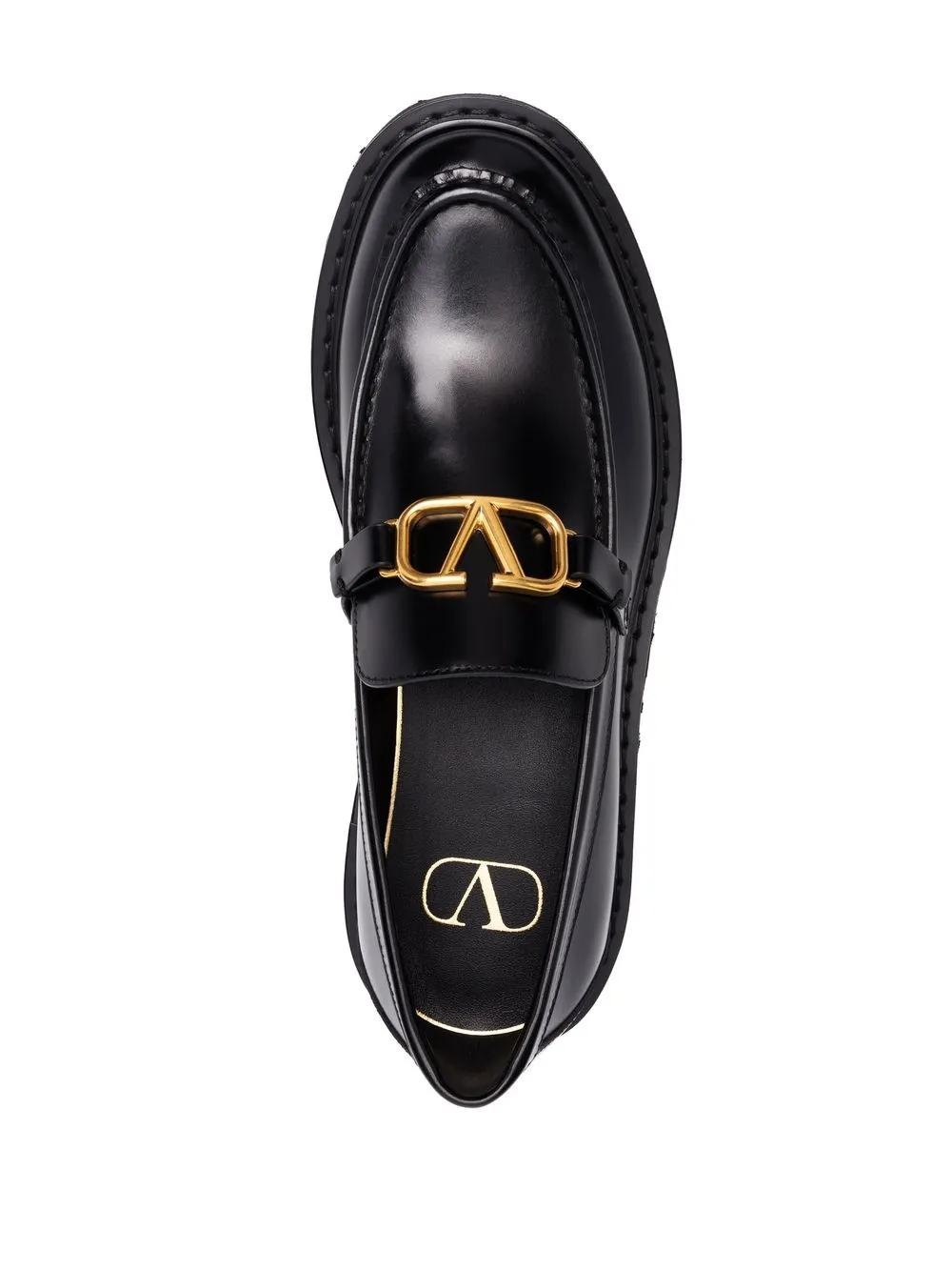 Лоферы с логотипом VLogo Signature VALENTINO GARAVANI, черный — фото 4