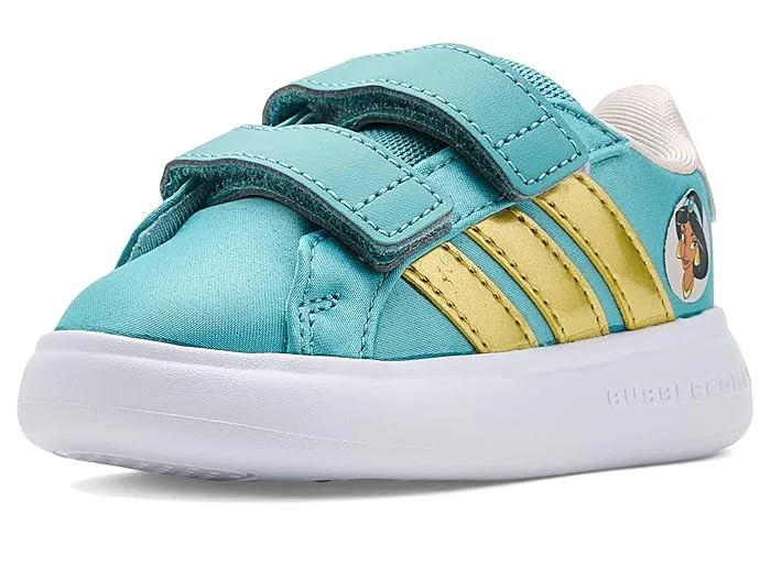 Кроссовки Disney Aladin Grand Court 3.0 Adidas Kids, Mint Ton/Gold Metallic/Wonder Quartz — фото 2