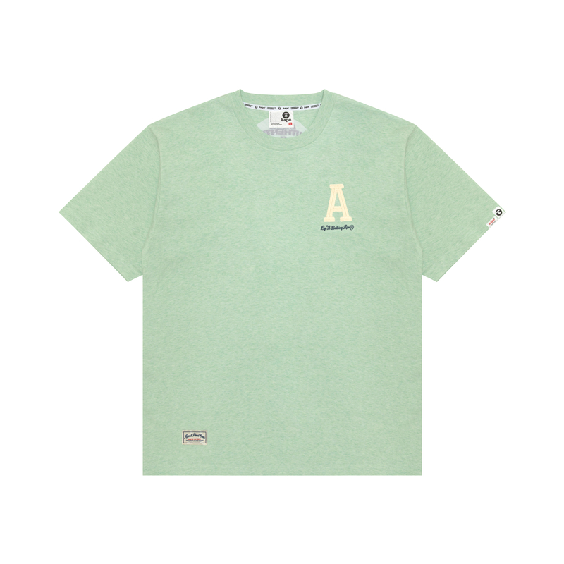 

Aape Футболка мужская Green GR2 Crew Neck Moderate Straight Fit