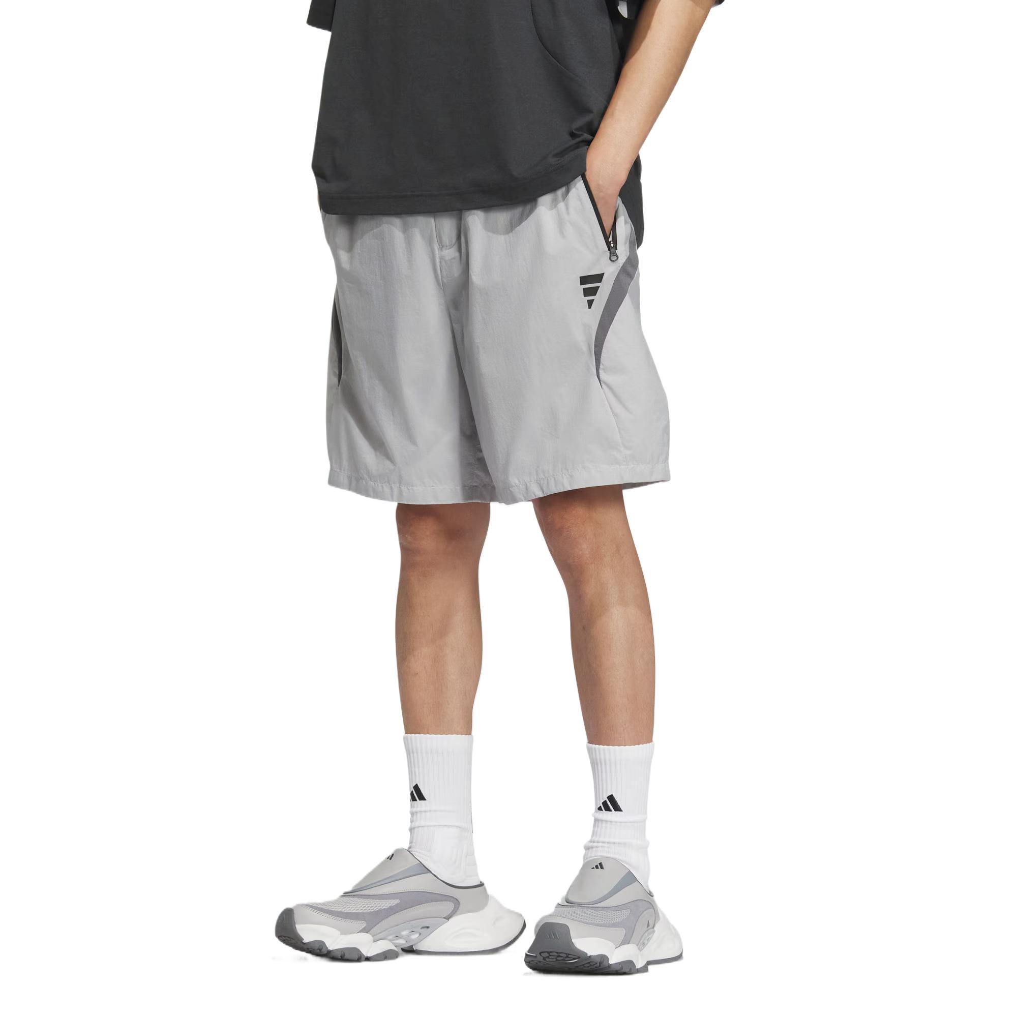 FOS FUTURE STYLE WOVEN SHORTS повседневные шорты мужские light gray Adidas, светло-серый — фото 2
