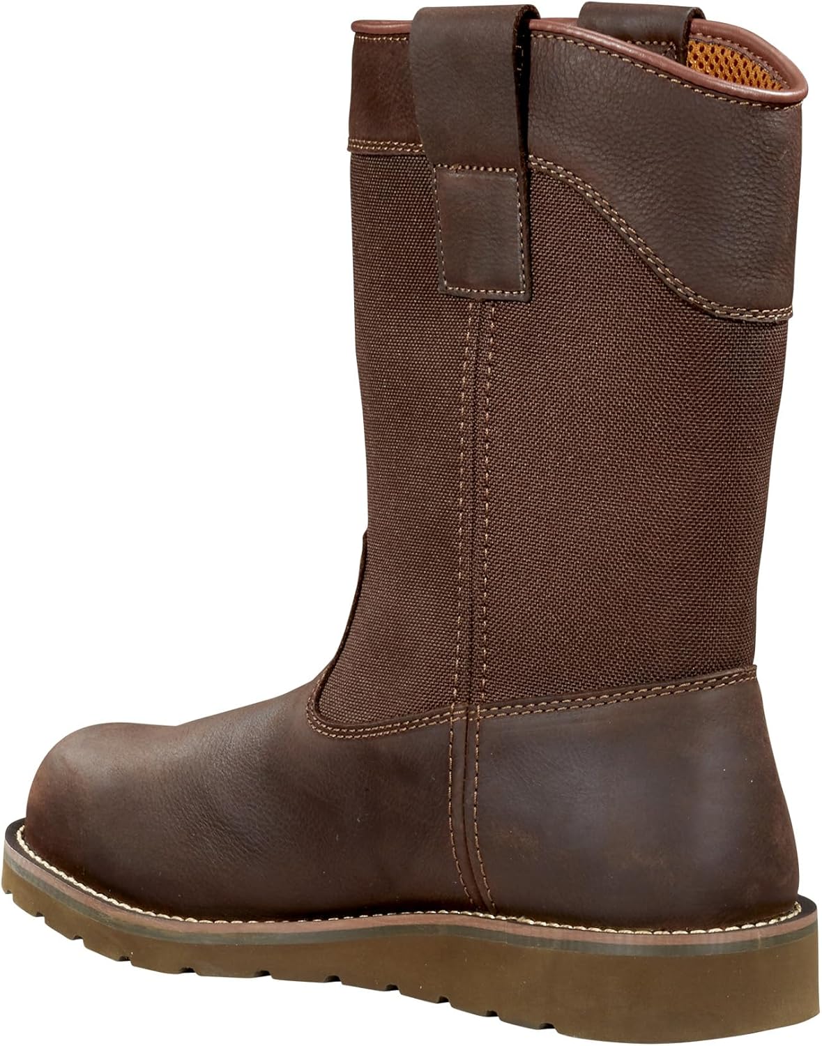 Carhartt мужские 10" водонепроницаемые ботинки Wellington со стальным носком, Dark Brown — фото 4