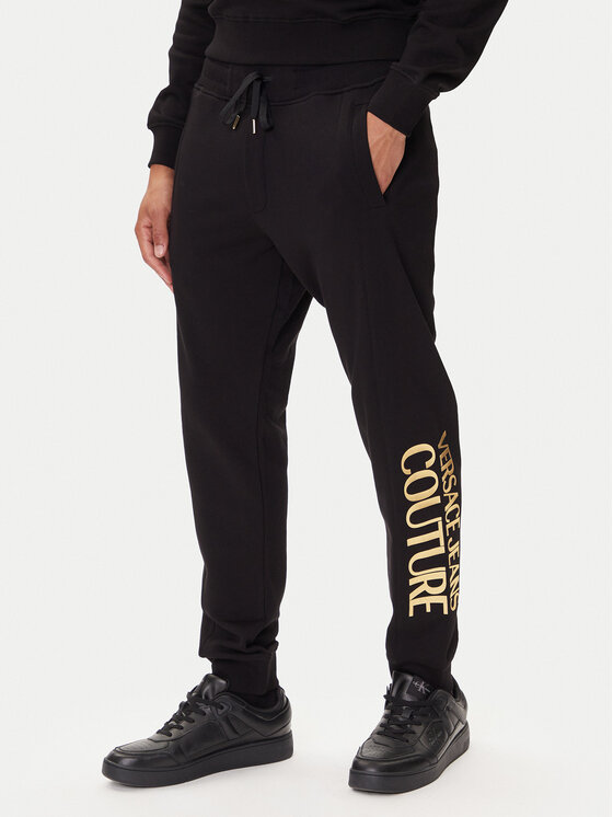 

Джоггеры regular fit 79GAAT05 Versace Jeans Couture, чёрный