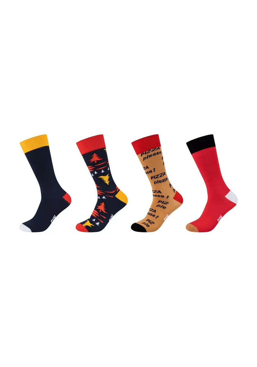 

Носки Fun Носки "Носки, набор из 4 шт." Fun Socks, цвет Jester Red