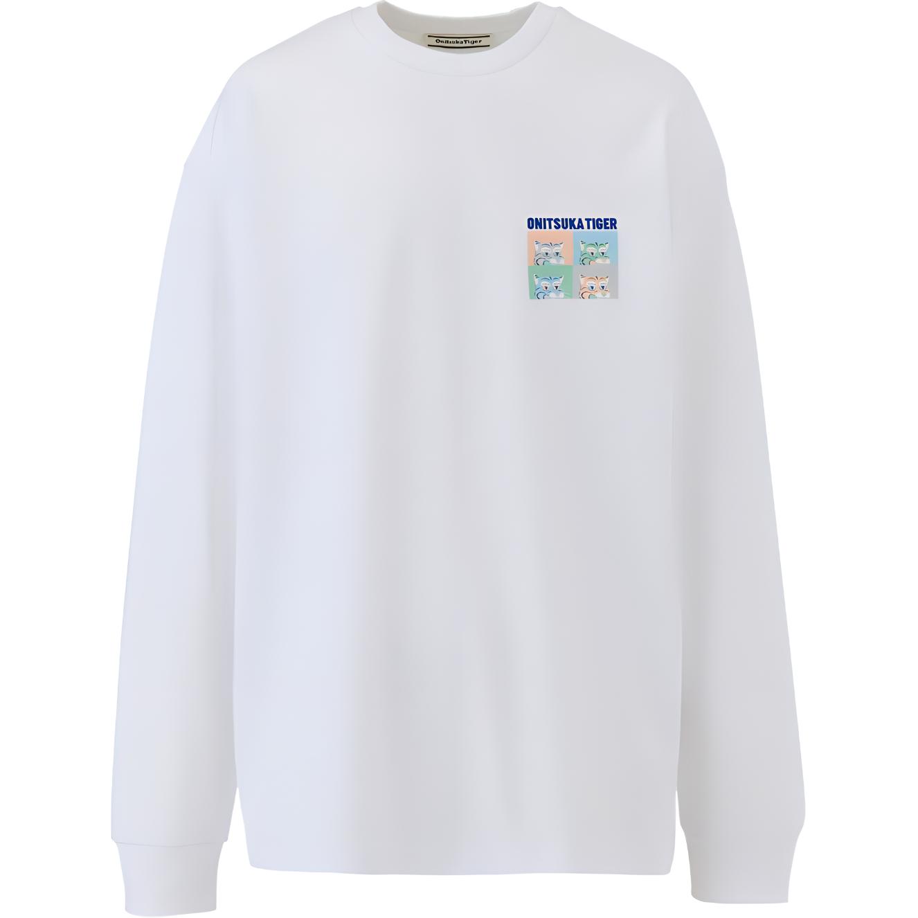 

Футболка унисекс серая Onitsuka Tiger