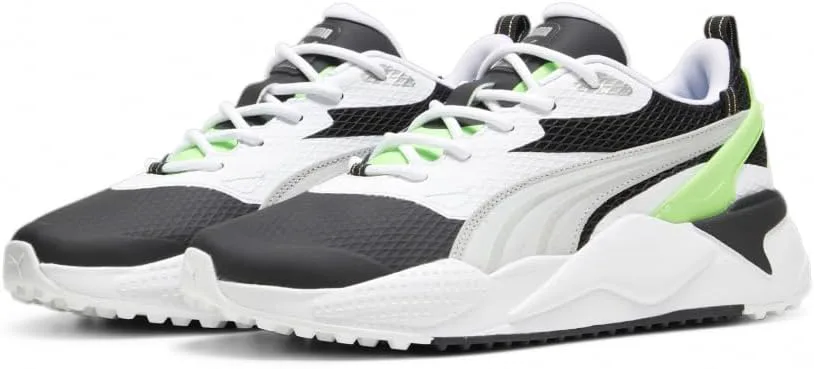 Мужские спортивные гольф-туфли PUMA (Пума), черный/серый — фото 2
