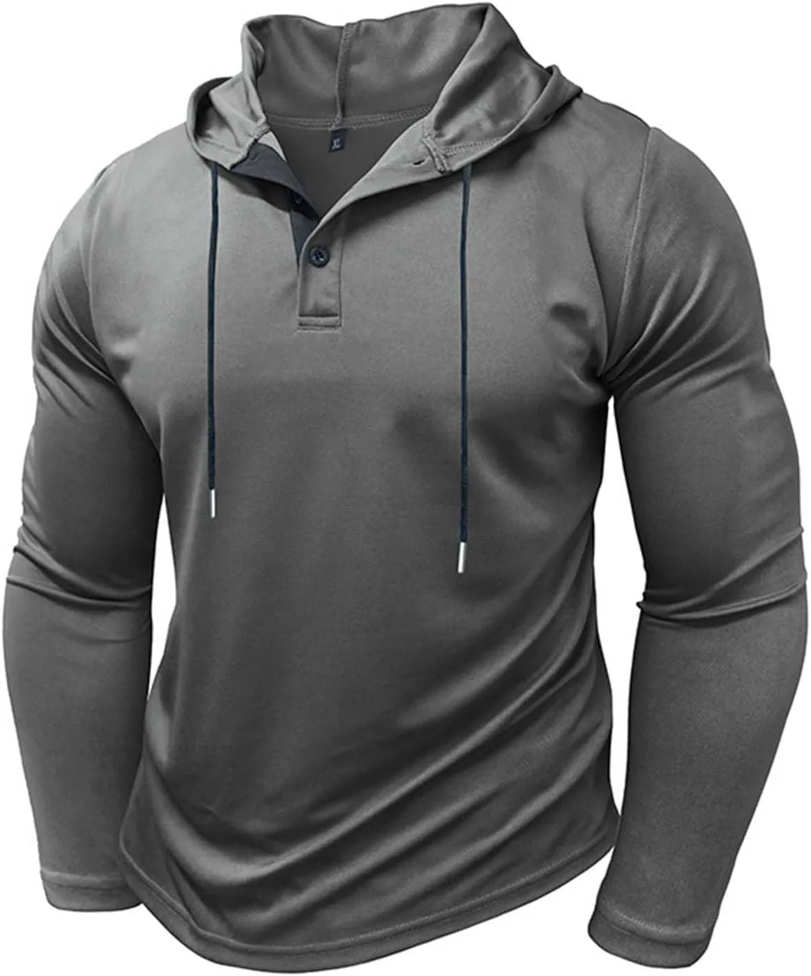 

Кардиган с капюшоном и длинным рукавом для мужчин