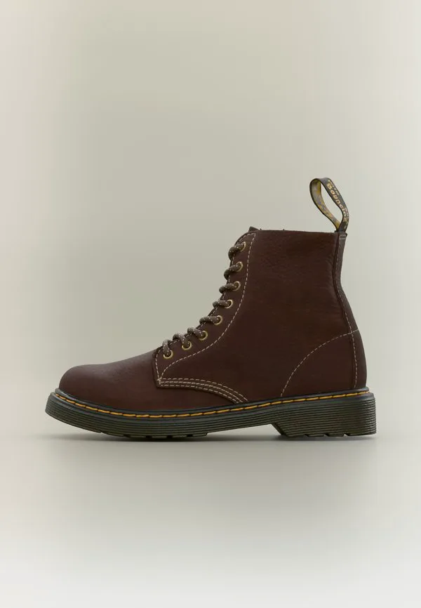 Ботинки Dr. Martens 1460 Pascal унисекс на шнуровке, нубук, Dark Brown
