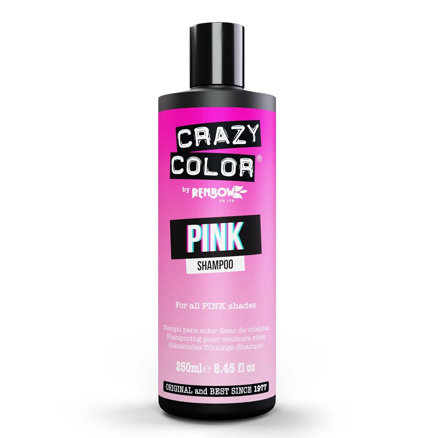 Шампунь для окрашенных волос Crazy Color Vibrant Shampoo Pink, 250 мл Crazy Color, Rose