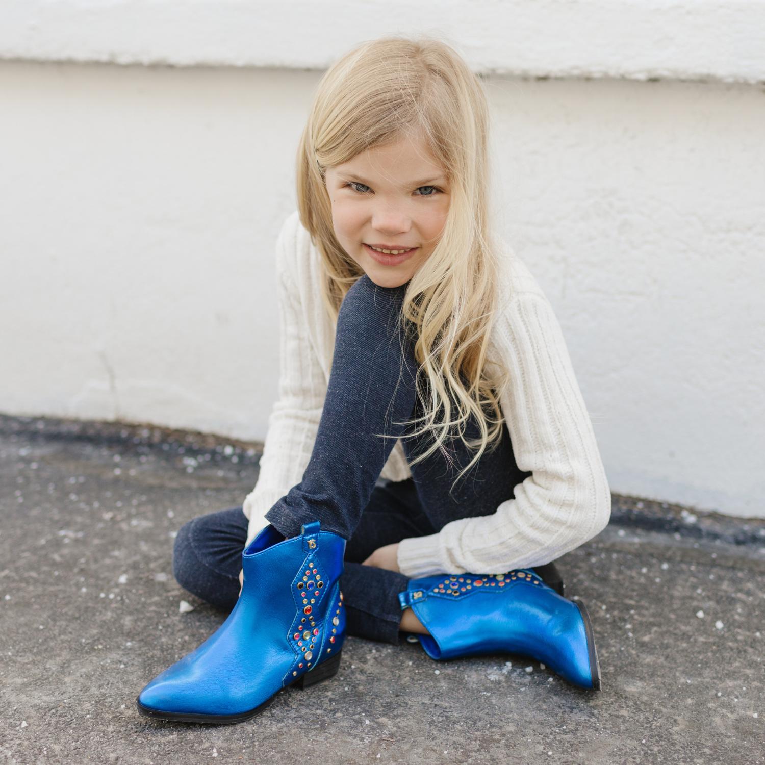 

Ботинки Miss Dallas Gem Western Boots синего цвета - для детей Yosi Samra