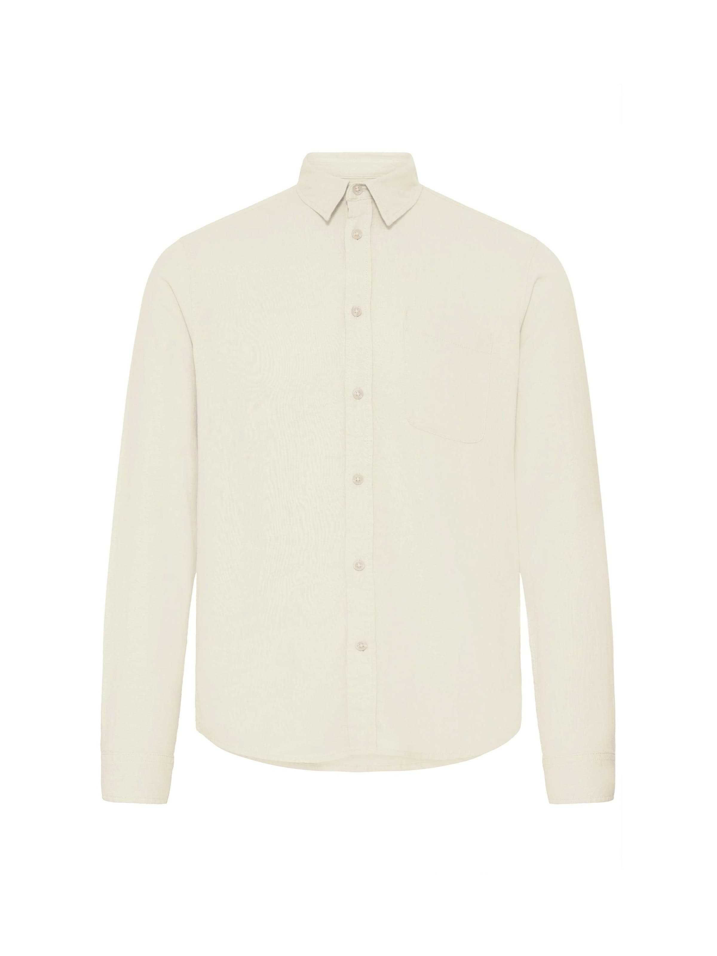 

BLEND Рубашка на пуговицах 'BHLinex' бежевого цвета Regular fit