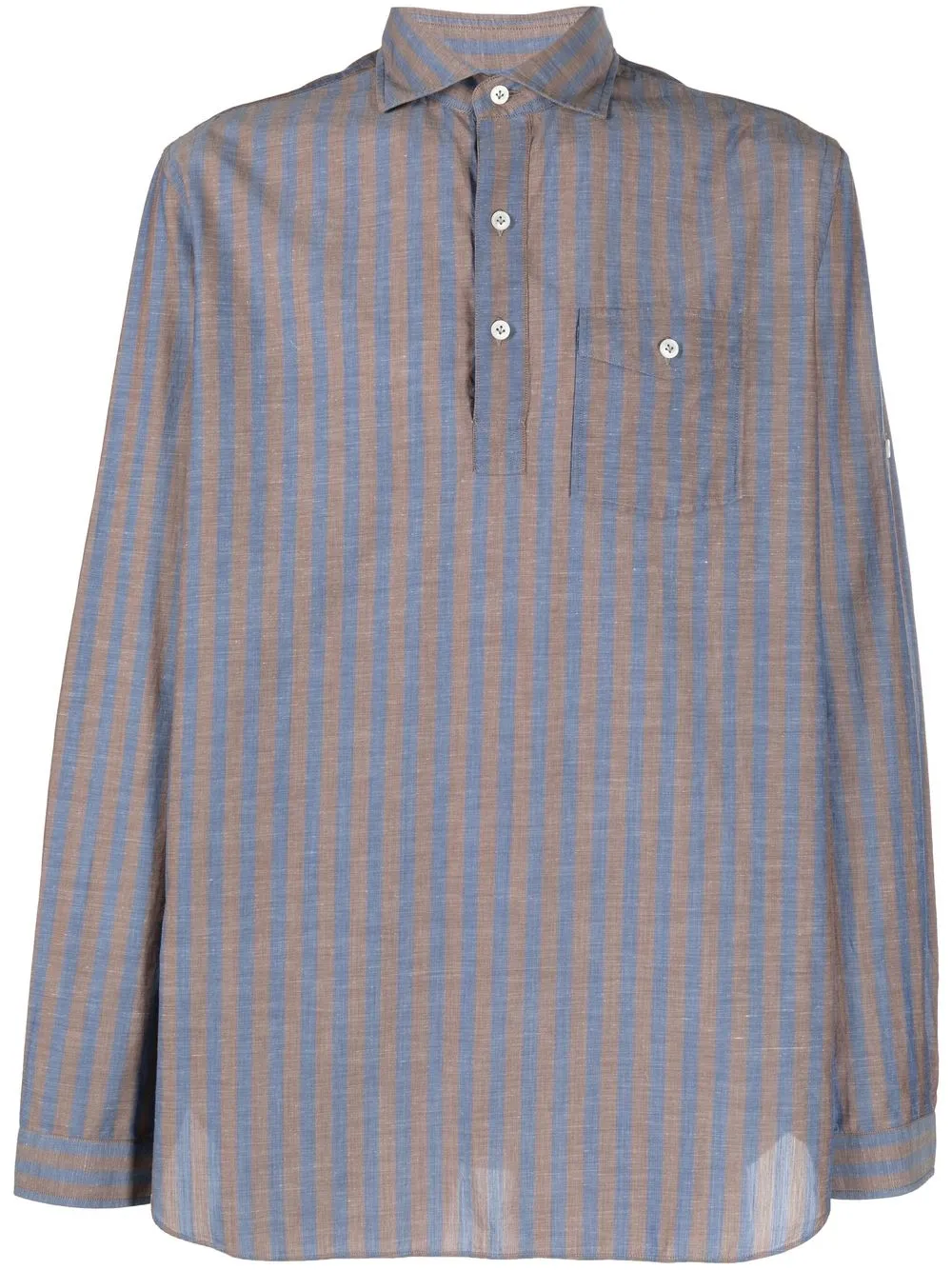 

Рубашка в полоску Lardini, синий