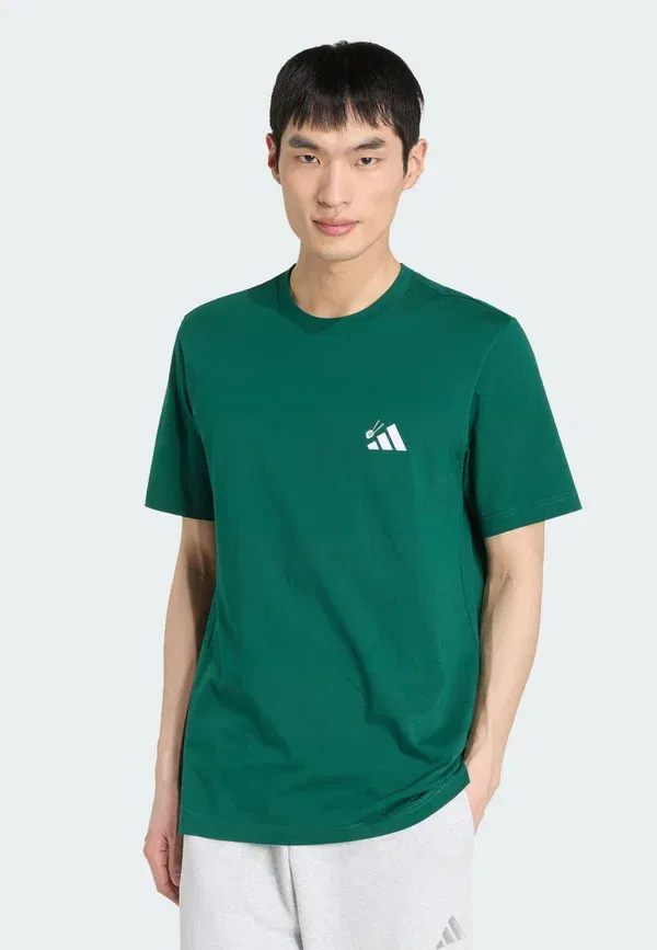 Футболка с принтом суши Adidas Sportswear, колледж-грин — фото 2
