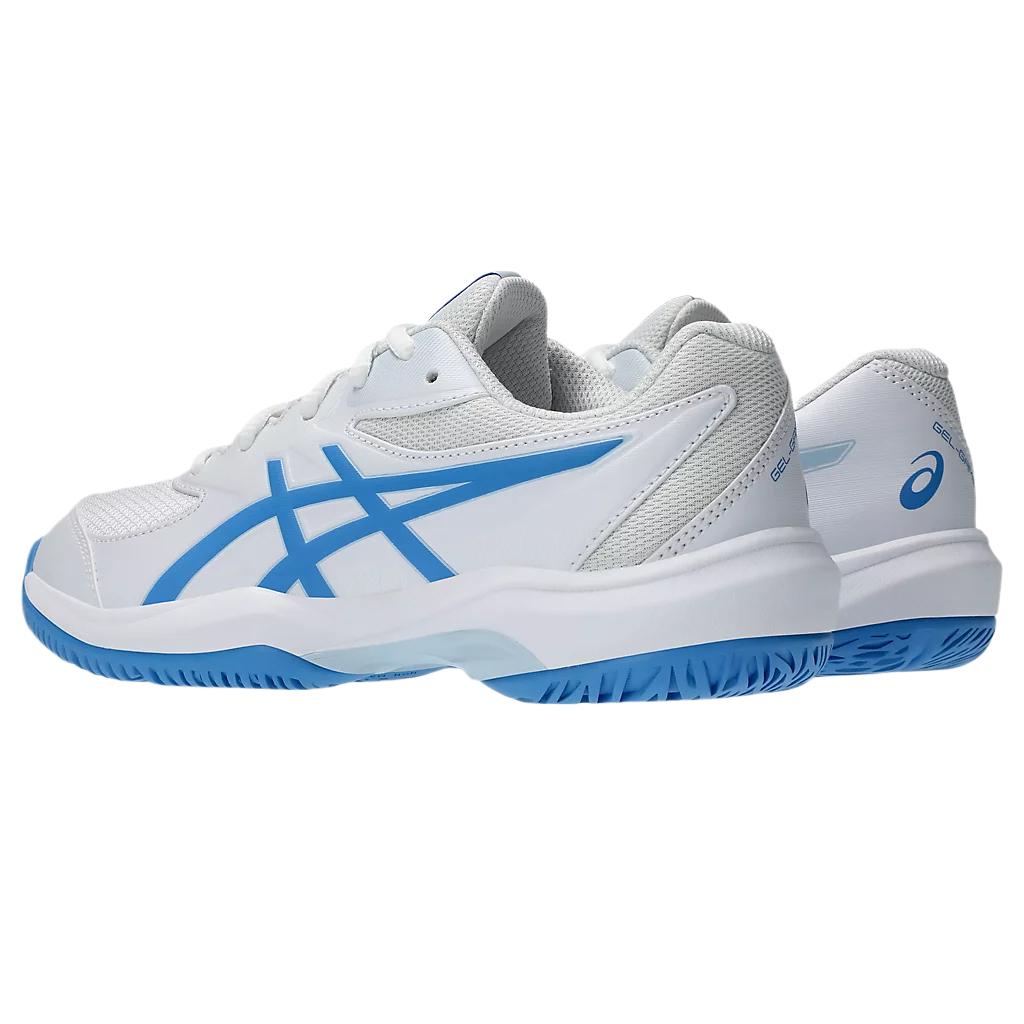 ASICS Износостойкие низкие детские повседневные кроссовки white/blue kids' — фото 4