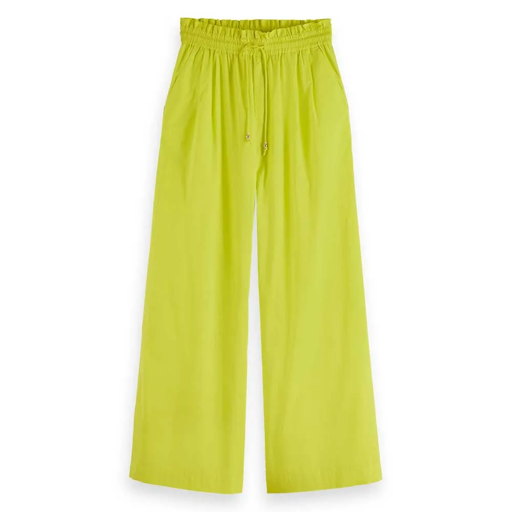 

Брюки с высокой талией Scotch & Soda Voile Wide Leg Pull On, желтый