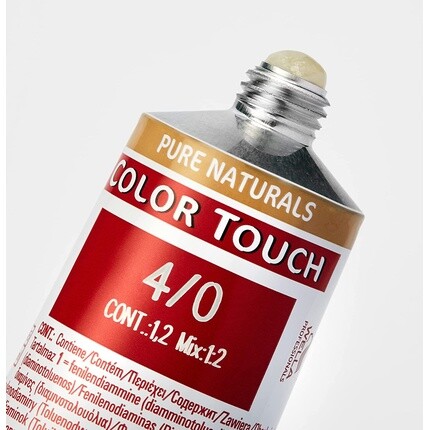 Color Touch Pure Naturals 4/0 Средне-коричневый/натуральный цвет волос 60 мл, Wella — фото 3