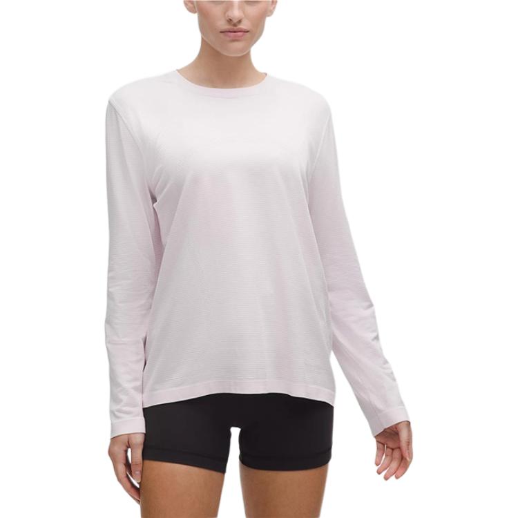 

Обычная футболка женская Lululemon, розовый