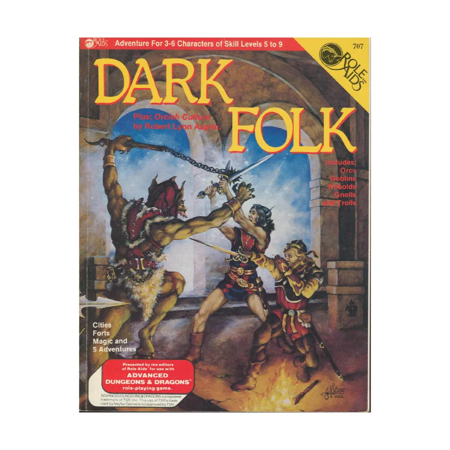 

Dark Folk, Roleaids - Monsters & Fantasy Races, мягкая обложка