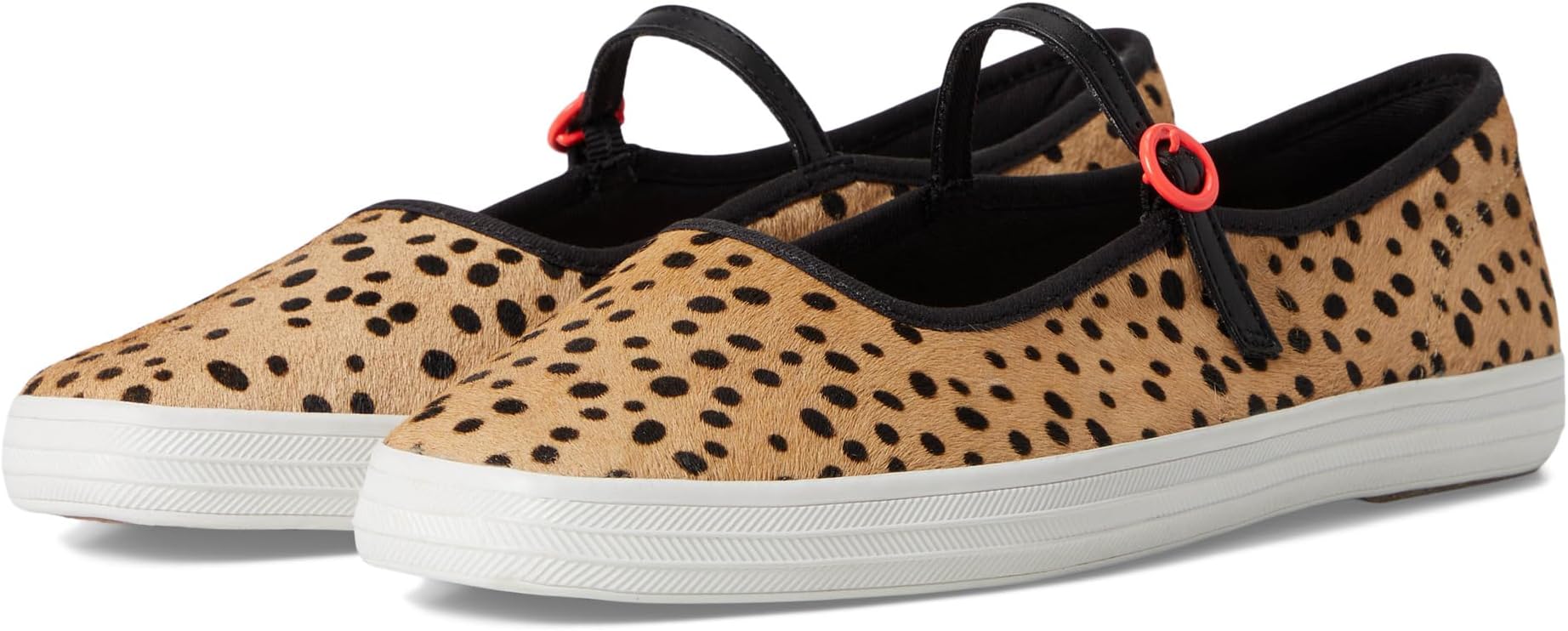 Балетки Keds Square Toe Mary Jane, Tan/Black Calf Hair