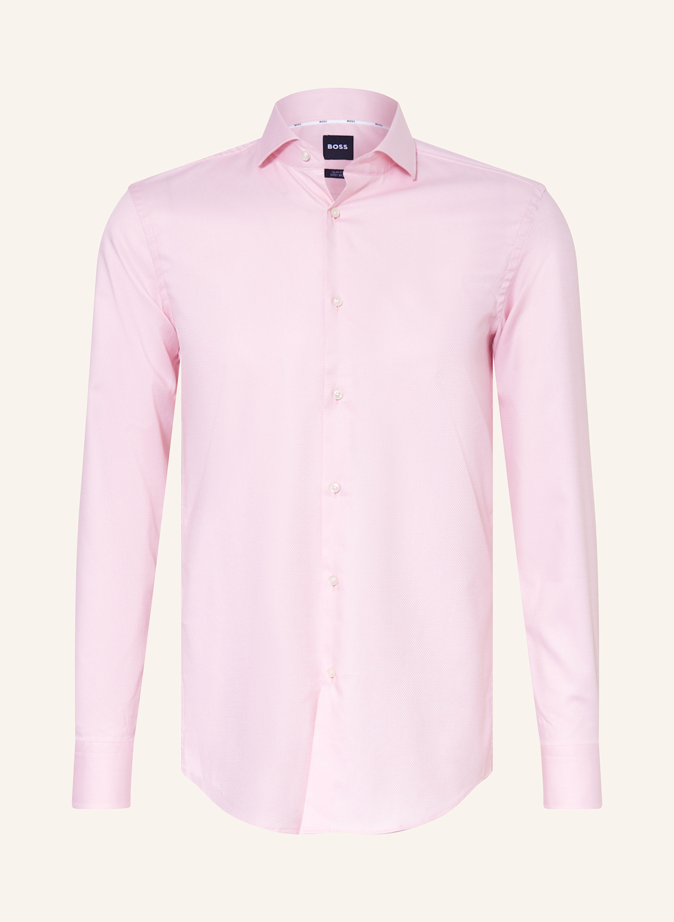 

Рубашка Hank slim fit Boss, розовый