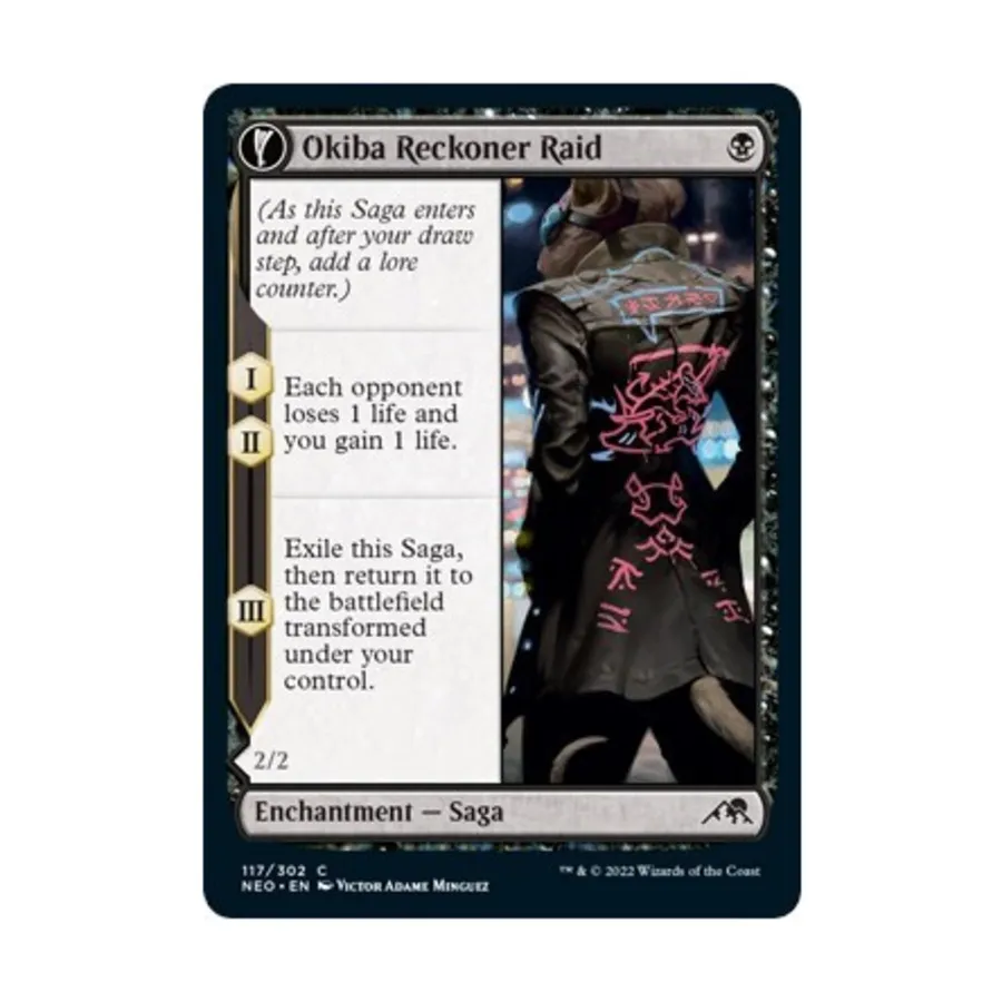 

CCG Рейд Окибы-Мстителя (клавиша C), MTG - Kamigawa : Neon Dynasty