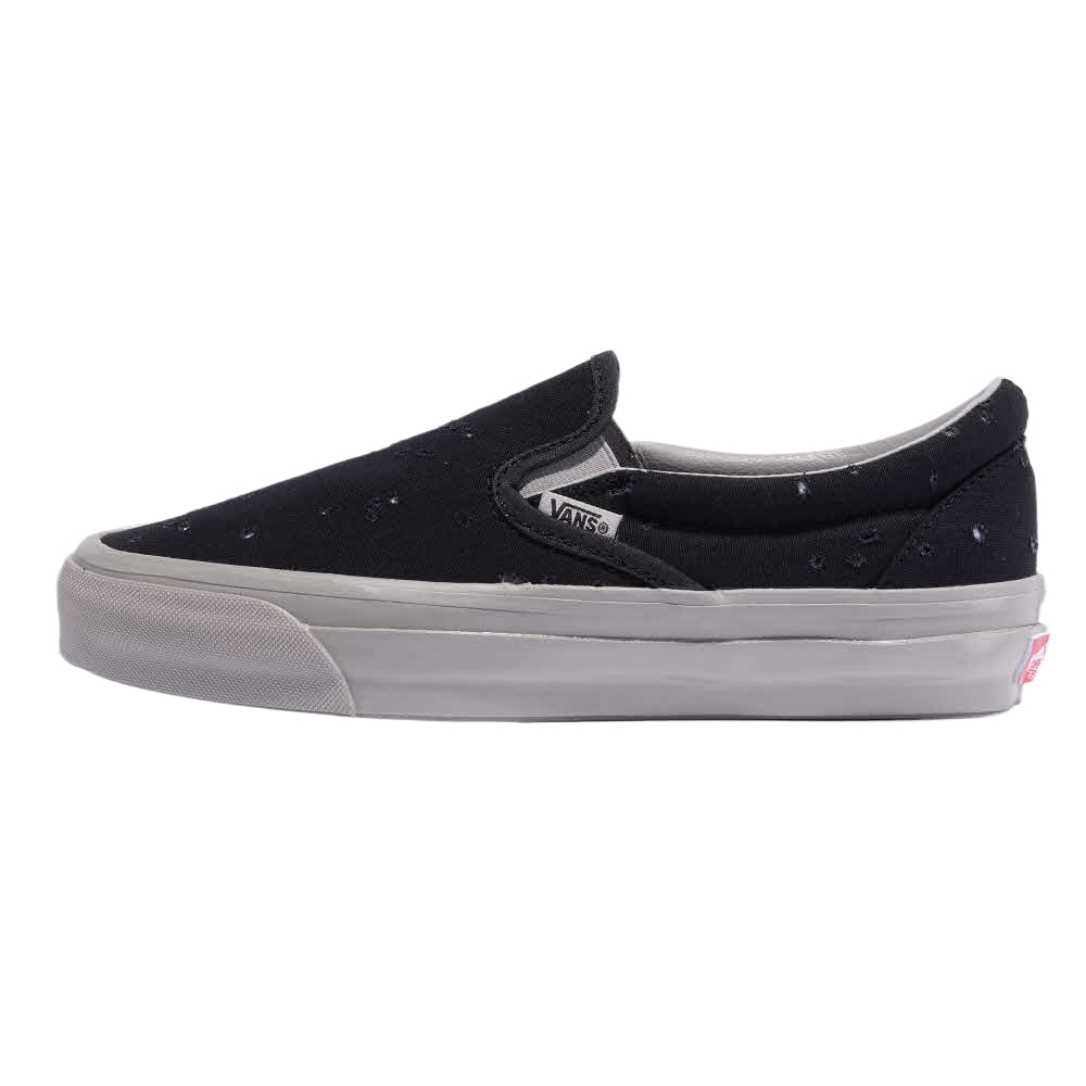 Vans Slip on 98 Low Top Skateboard Shoes Unisex Black — фото 3