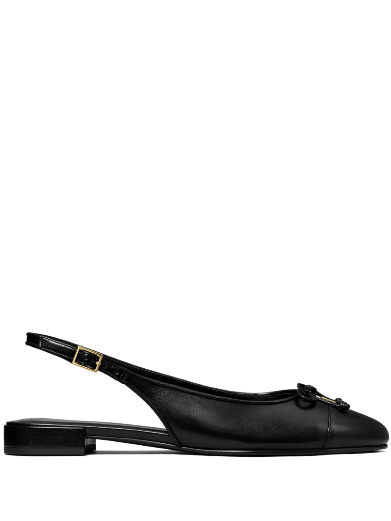 Tory Burch кожаные балетки, черный