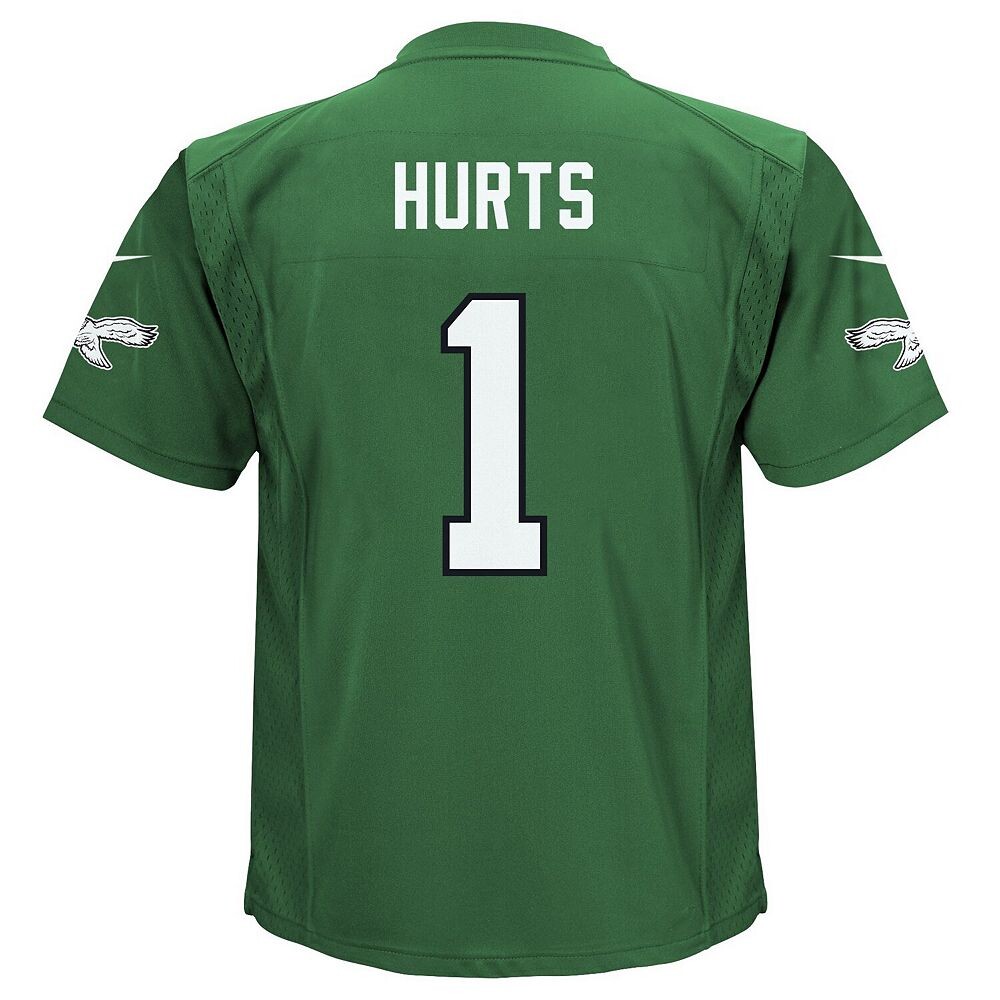 Младенец Nike Jalen Hurts Kelly Green Philadelphia Eagles Альтернативная игровая майка, цвет Eag Green — фото 4