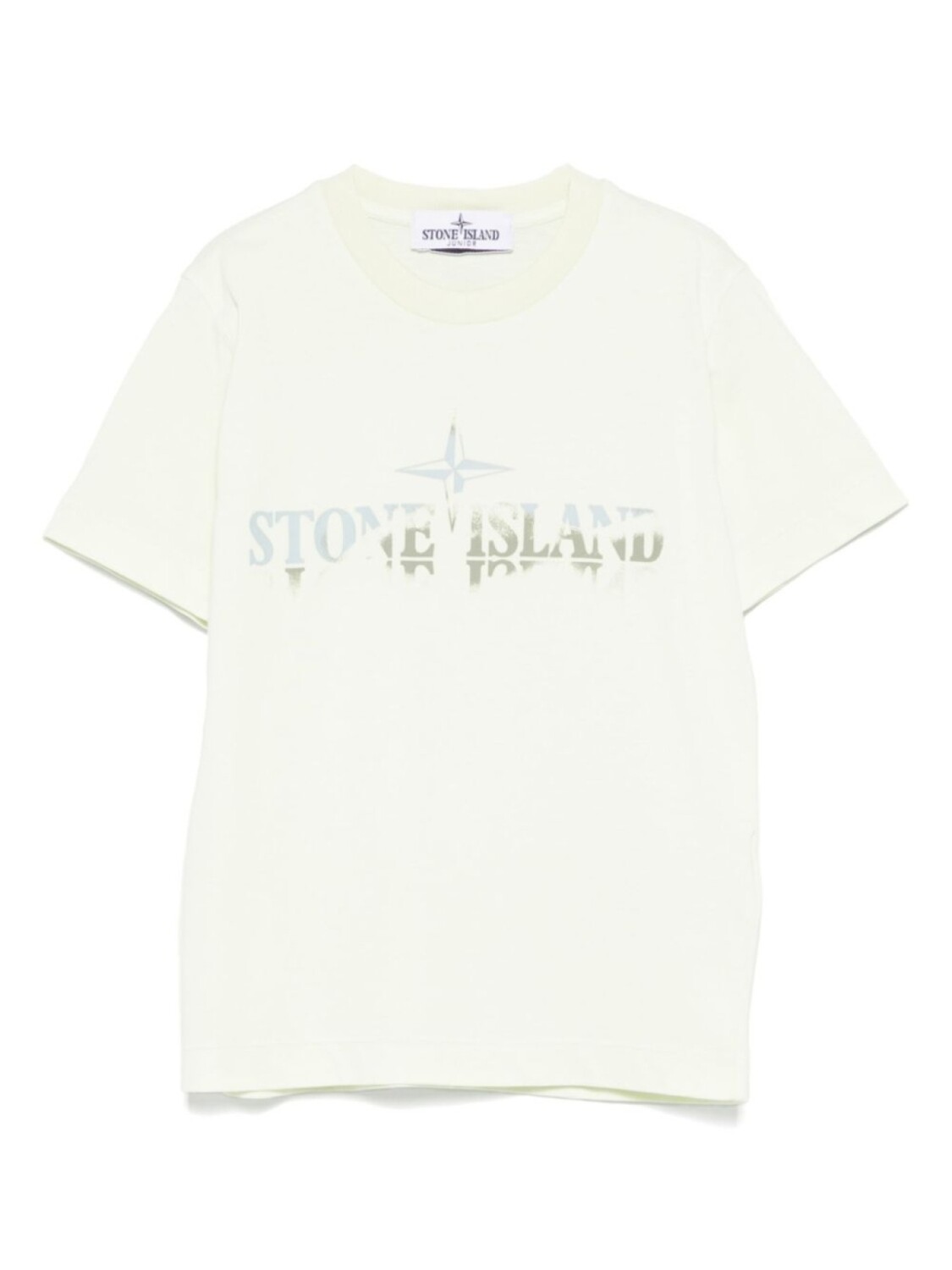 

Футболка с логотипом Stone Island Junior, зеленый