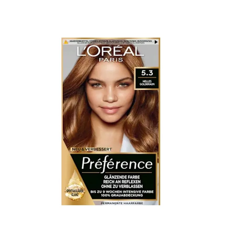 

Краска для волос светло-золотисто-коричневый Loreal Preference 5.3 L'oréal Paris