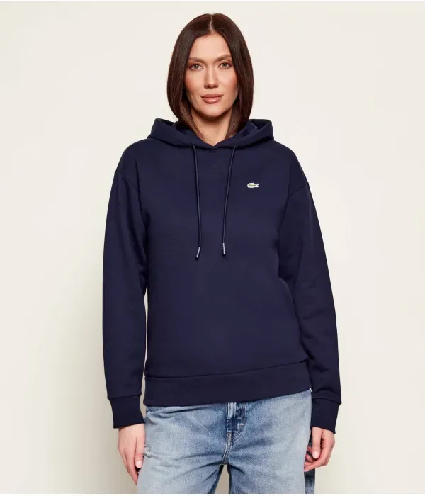Толстовка oversize fit Lacoste, темно-синий