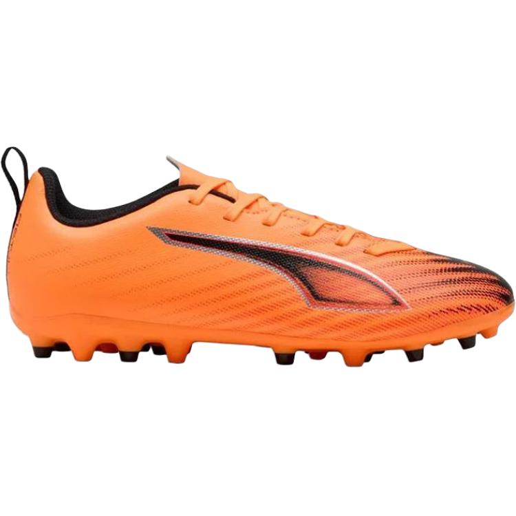 PUMA Ультра 6 устойчивые к истиранию низкие детские футбольные бутсы orange black unisex — фото 3
