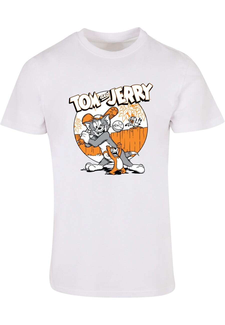 

Классическая футболка ABSOLUTE CULT Shirt Tom and Jerry - Baseball, белый