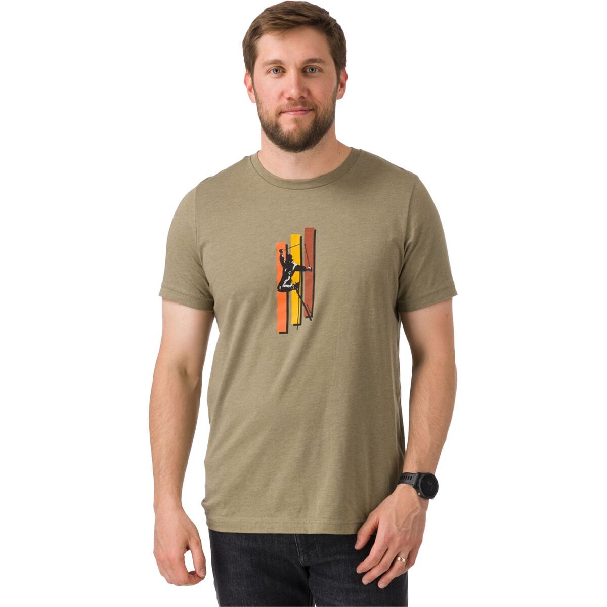 

Футболка Backscratcher Flylow, цвет capers heather