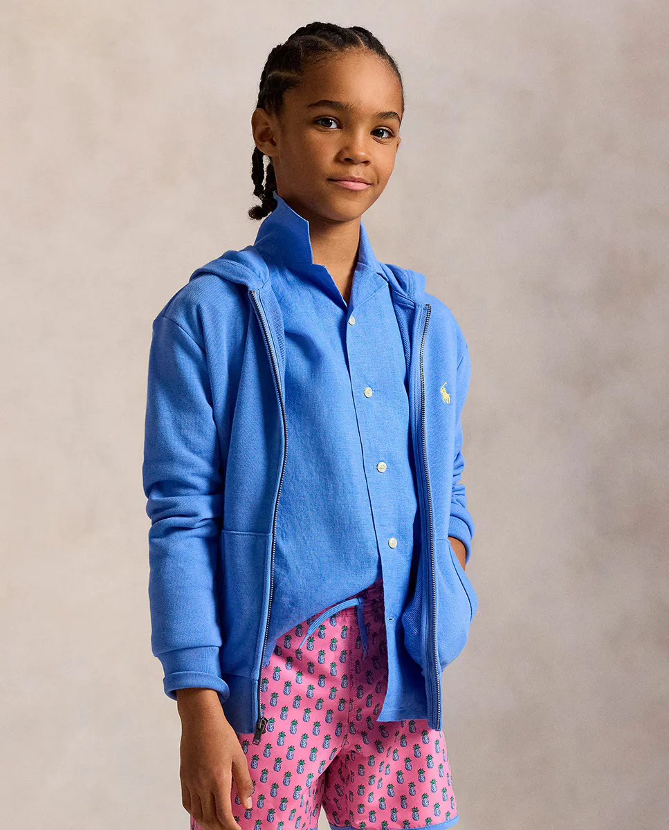 

Худи для мальчика с вышитым лошадкой Polo Ralph Lauren, синий